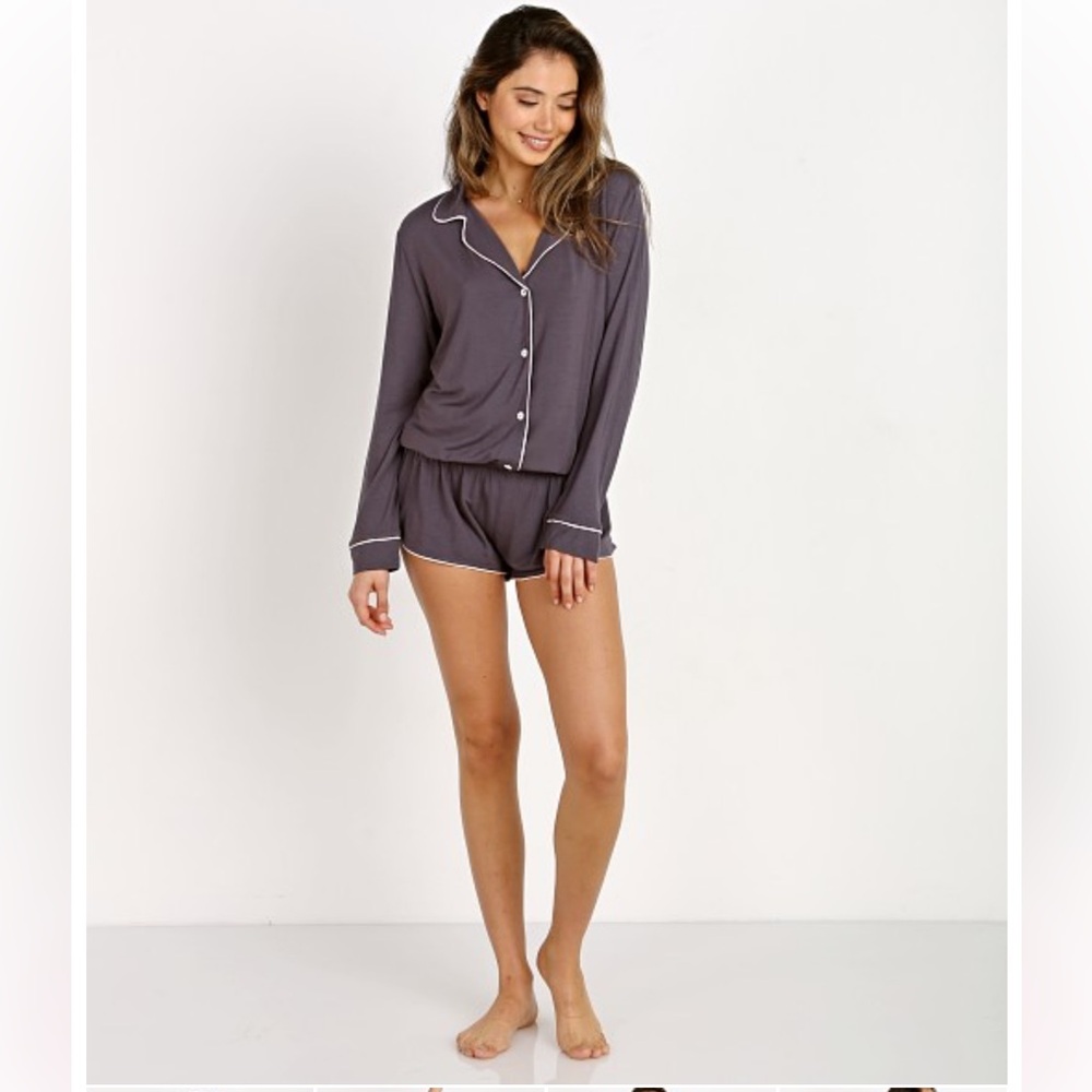 Eberjey Gisele PJ Long Sleeve Teddy
